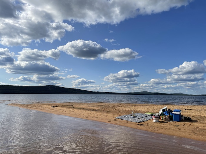 MTB på Skridfinnarleden del 5: Tjärdal-Bäcklandet-Flakasanden-Tjärdal 1-2/7&nbsp;2023